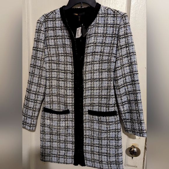 Maje Tweed Button blazer Dress Size T34 US 2/4  New NWT - Picture 5 of 9